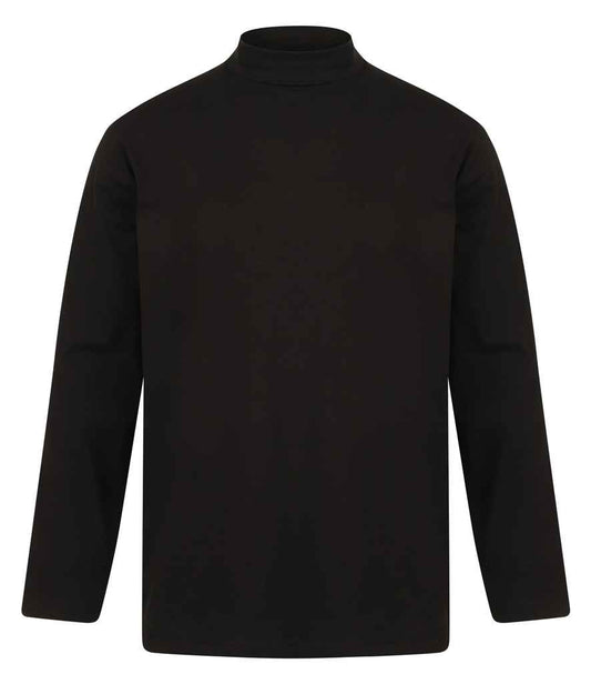 Henbury - Long Sleeve Roll Neck Top - Pierre Francis