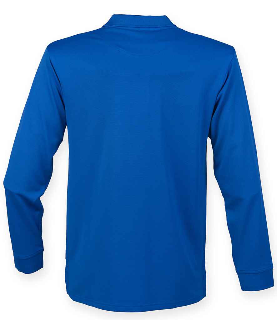 Henbury - Unisex Long Sleeve Coolplus® Piqué Polo Shirt - Pierre Francis