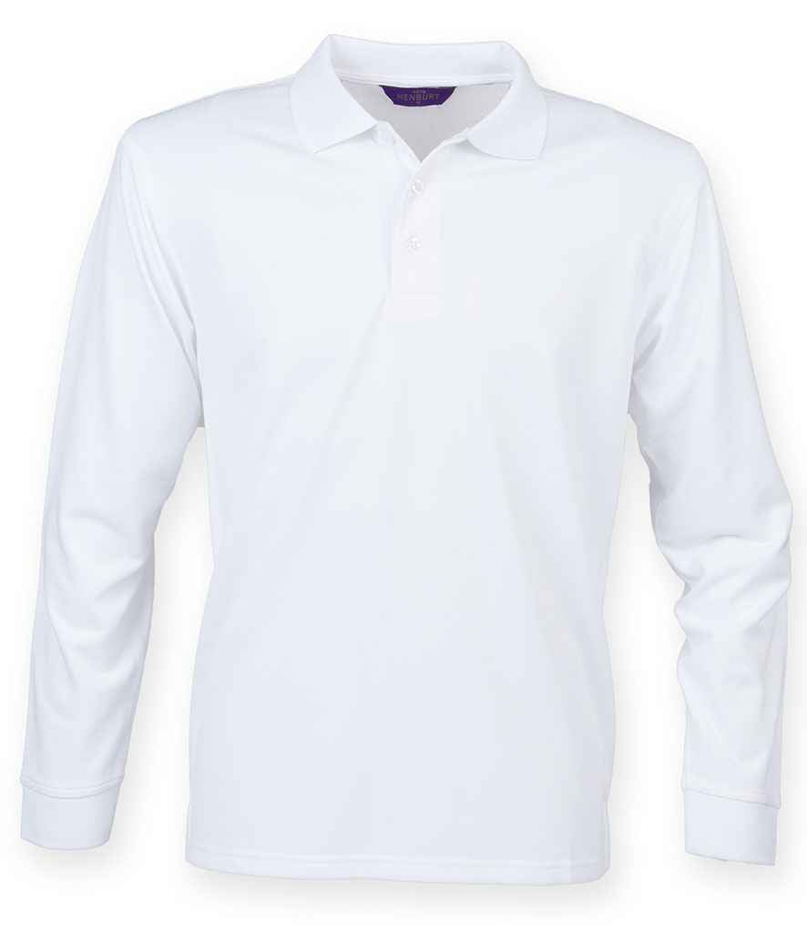 Henbury - Unisex Long Sleeve Coolplus® Piqué Polo Shirt - Pierre Francis