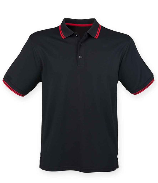 Henbury - Coolplus® Tipped Polo Shirt - Pierre Francis