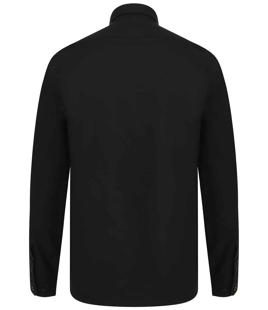 Henbury - Modern Long Sleeve Regular Fit Oxford Shirt - Pierre Francis