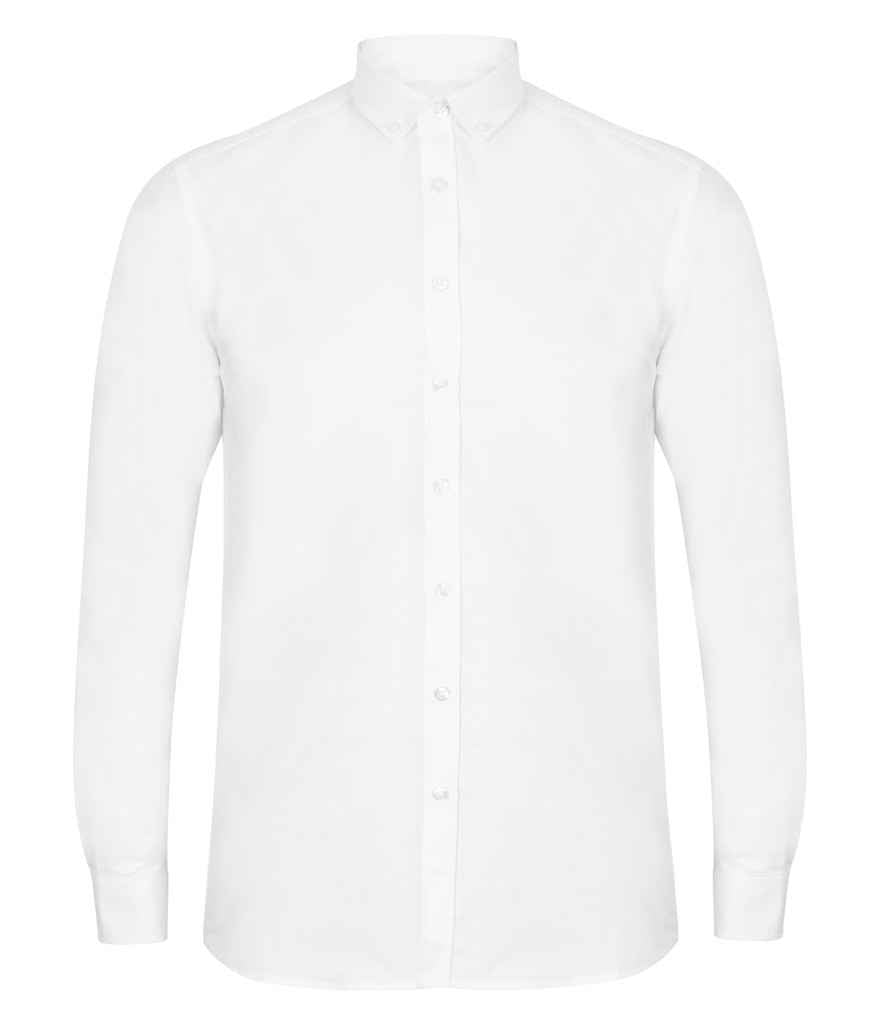 Henbury - Modern Long Sleeve Regular Fit Oxford Shirt - Pierre Francis