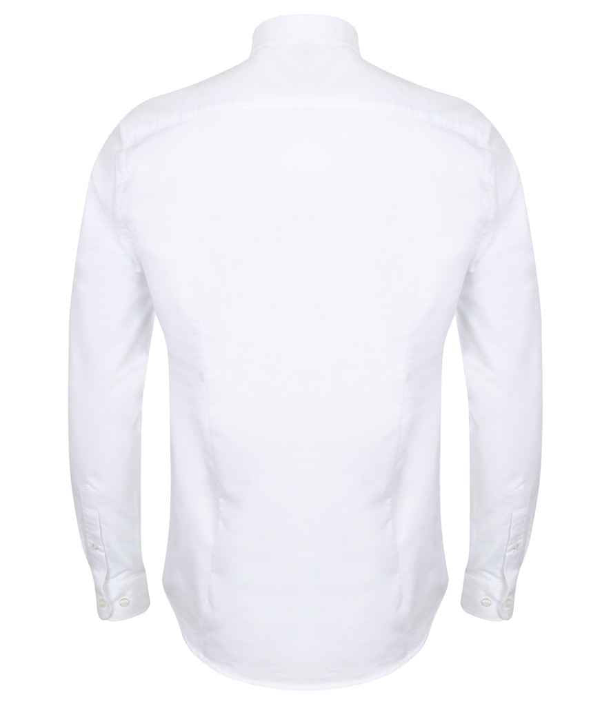 Henbury - Modern Long Sleeve Slim Fit Oxford Shirt - Pierre Francis