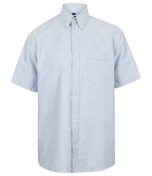 Henbury - Short Sleeve Classic Oxford Shirt - Pierre Francis