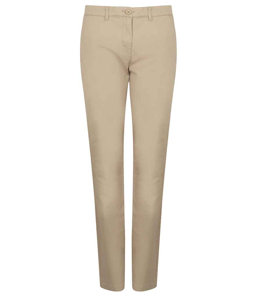 Henbury - Ladies Stretch Chino Trousers - Pierre Francis