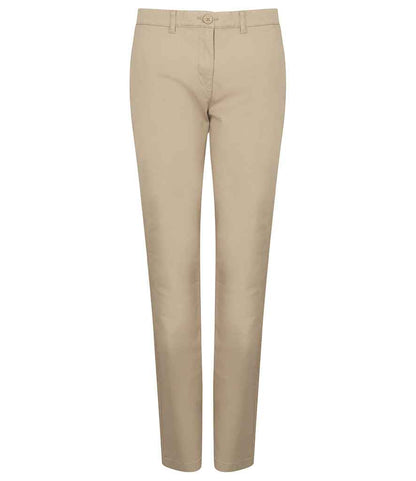 Henbury - Ladies Stretch Chino Trousers - Pierre Francis