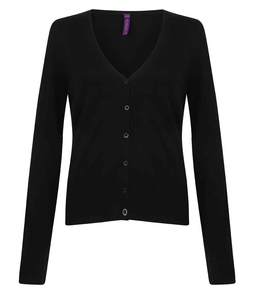 Henbury - Ladies Lightweight V Neck Cardigan - Pierre Francis