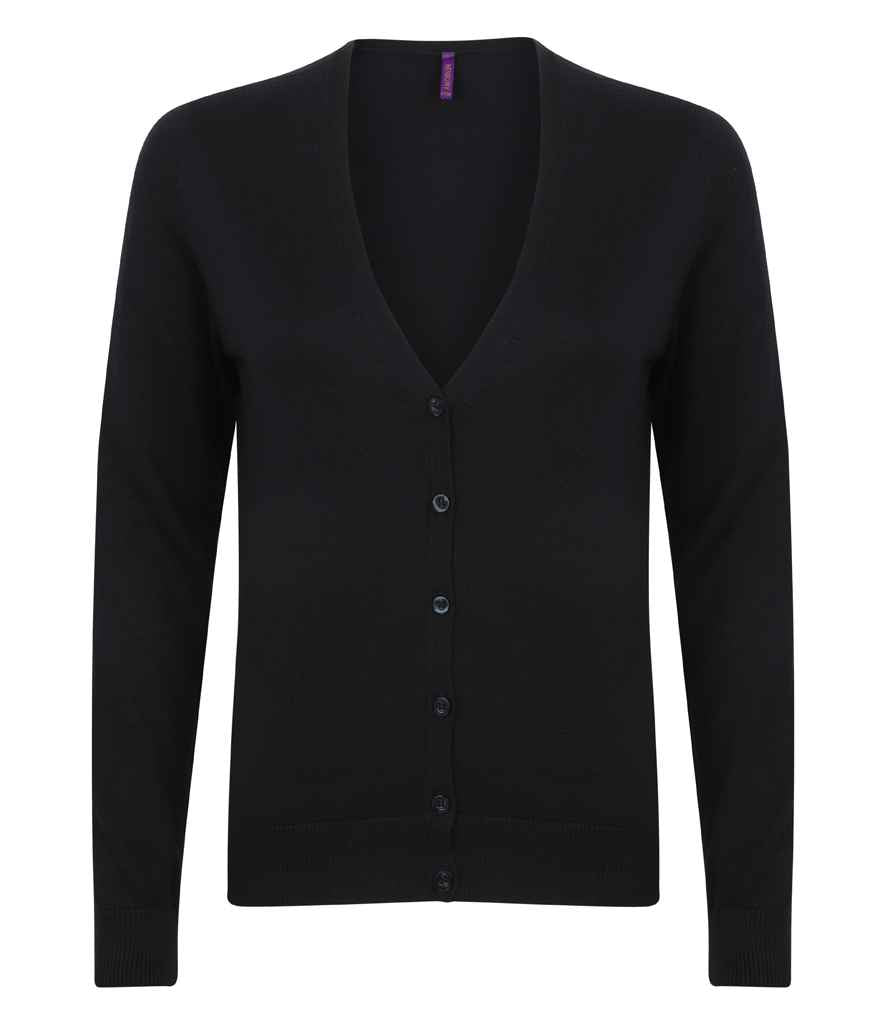 Henbury - Ladies Lightweight V Neck Cardigan - Pierre Francis