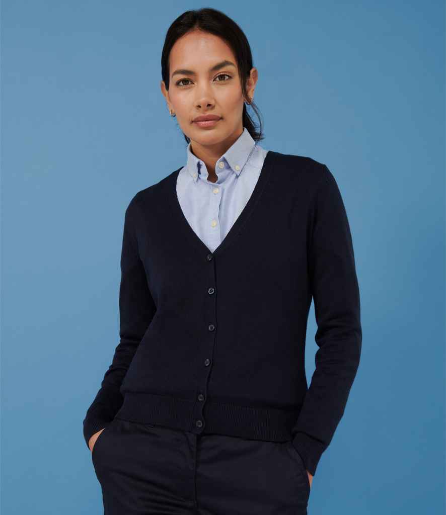 Henbury - Ladies Lightweight V Neck Cardigan - Pierre Francis