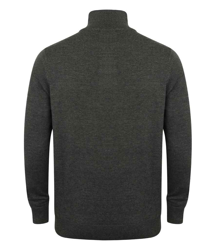 Henbury - Zip Neck Sweater - Pierre Francis