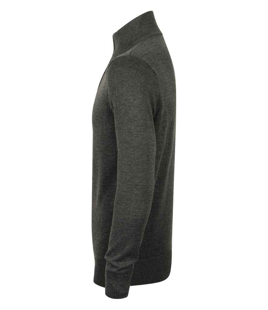 Henbury - Zip Neck Sweater - Pierre Francis