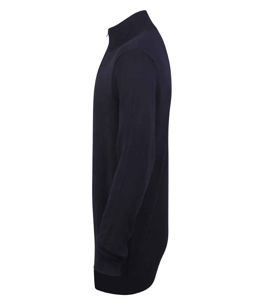 Henbury - Zip Neck Sweater - Pierre Francis