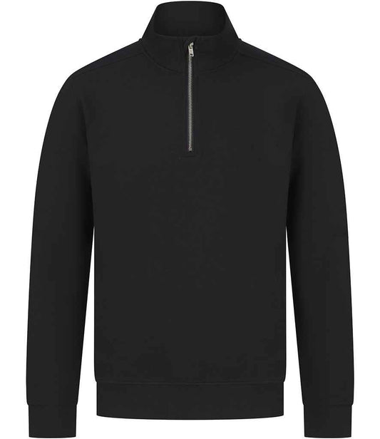 Henbury — Ekologiczna bluza unisex z zamkiem 1/4