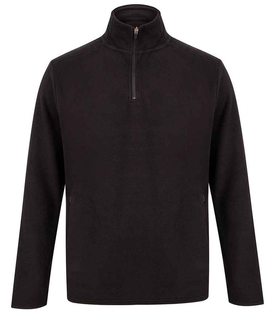 Henbury - Zip Neck Micro Fleece - Pierre Francis