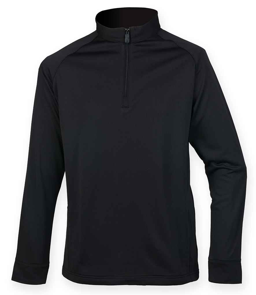 Henbury - Zip Neck Wicking Top - Pierre Francis