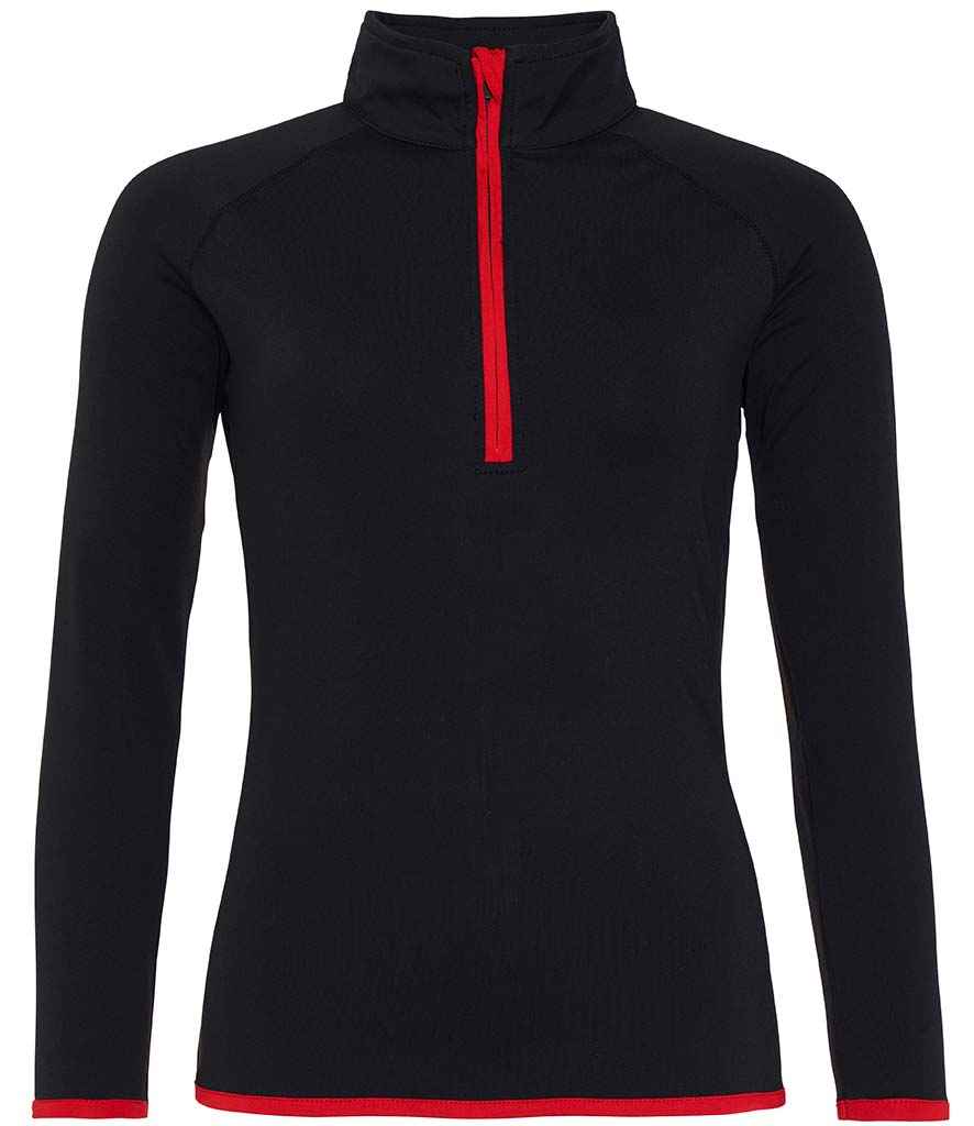 AWDis - Ladies Cool Half Zip Sweat Top