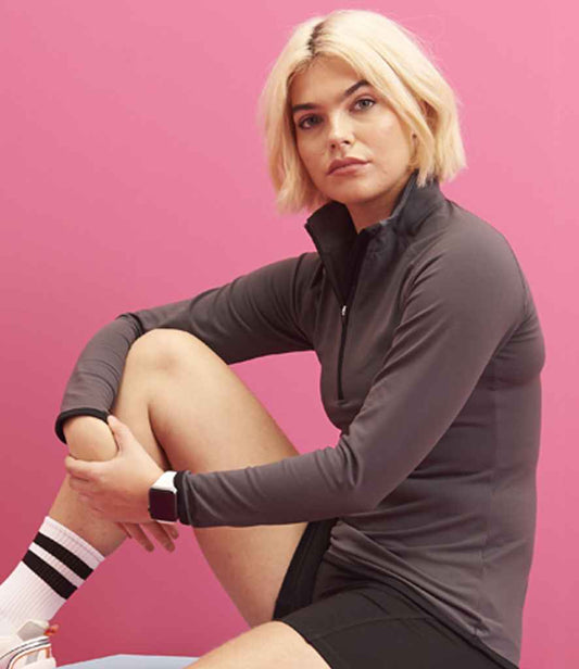 AWDis - Ladies Cool Half Zip Sweat Top