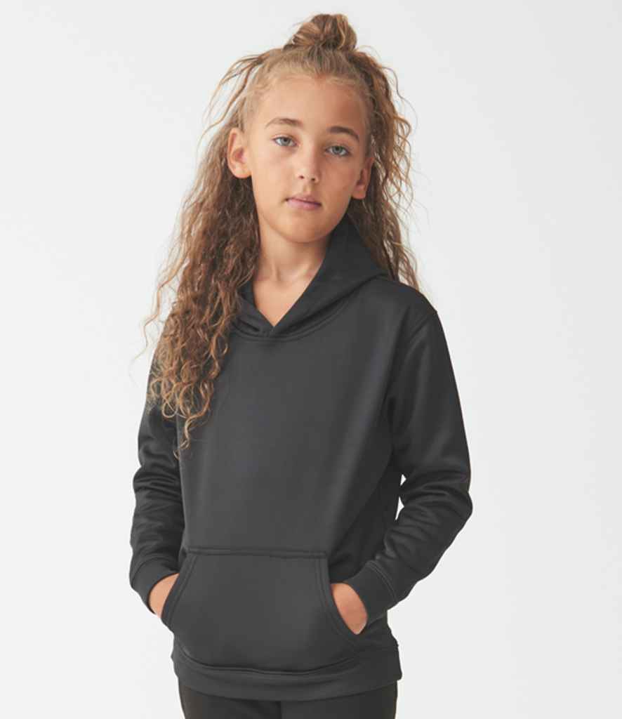 AWDis - Kids Sports Polyester Hoodie - Pierre Francis