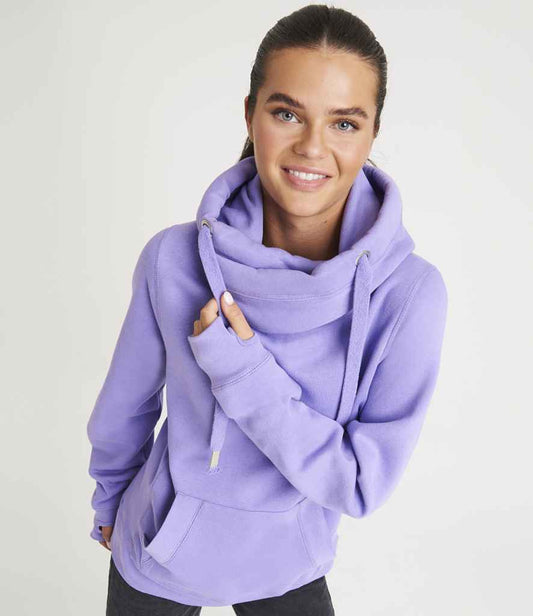 AWDis - Cross Neck Hoodie - Pierre Francis