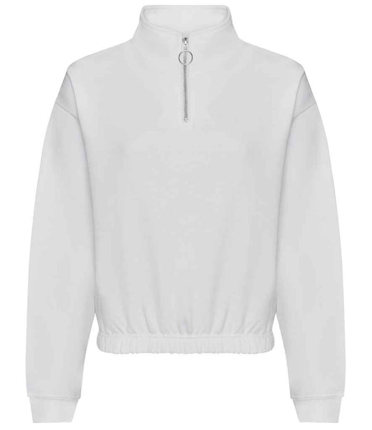 AWDis - Ladies Cropped 1/4 Zip Sweatshirt - Pierre Francis