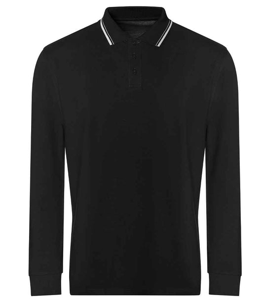 AWDis - Long Sleeve Tipped 100 Polo Shirt - Pierre Francis