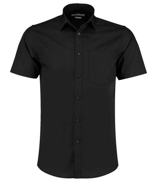 Kustom Kit - Short Sleeve Tailored Poplin Shirt