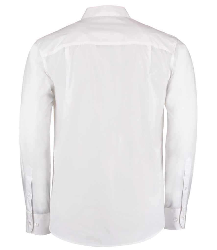 Kustom Kit - Long Sleeve Tailored Mandarin Collar Shirt - Pierre Francis