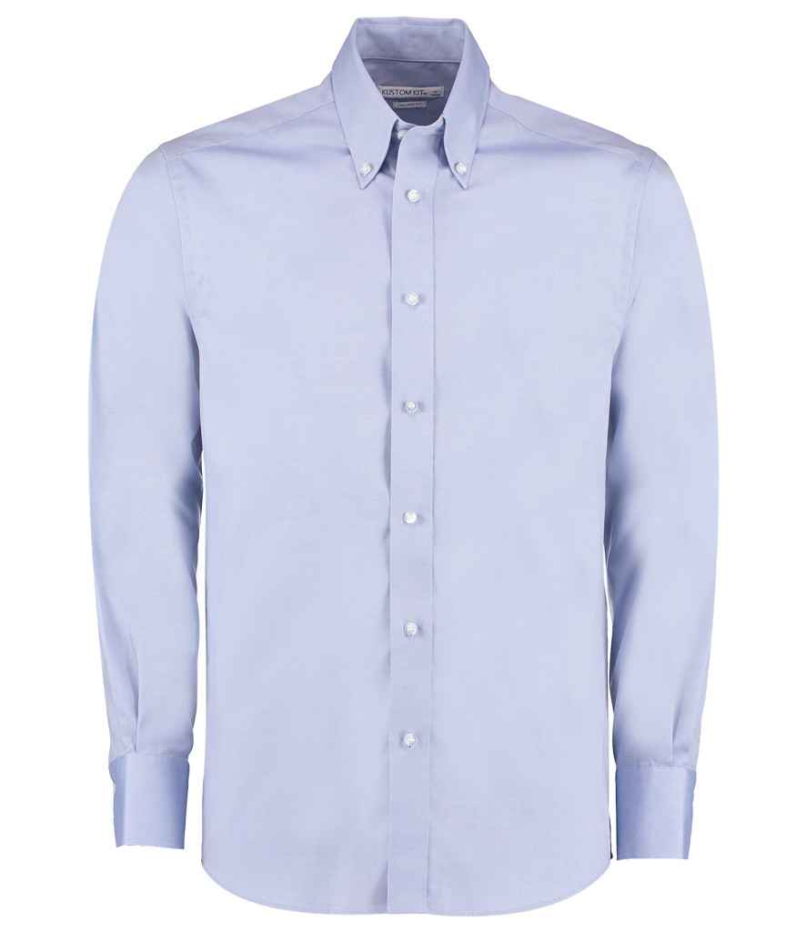 Kustom Kit - Premium Long Sleeve Tailored Oxford Shirt - Pierre Francis