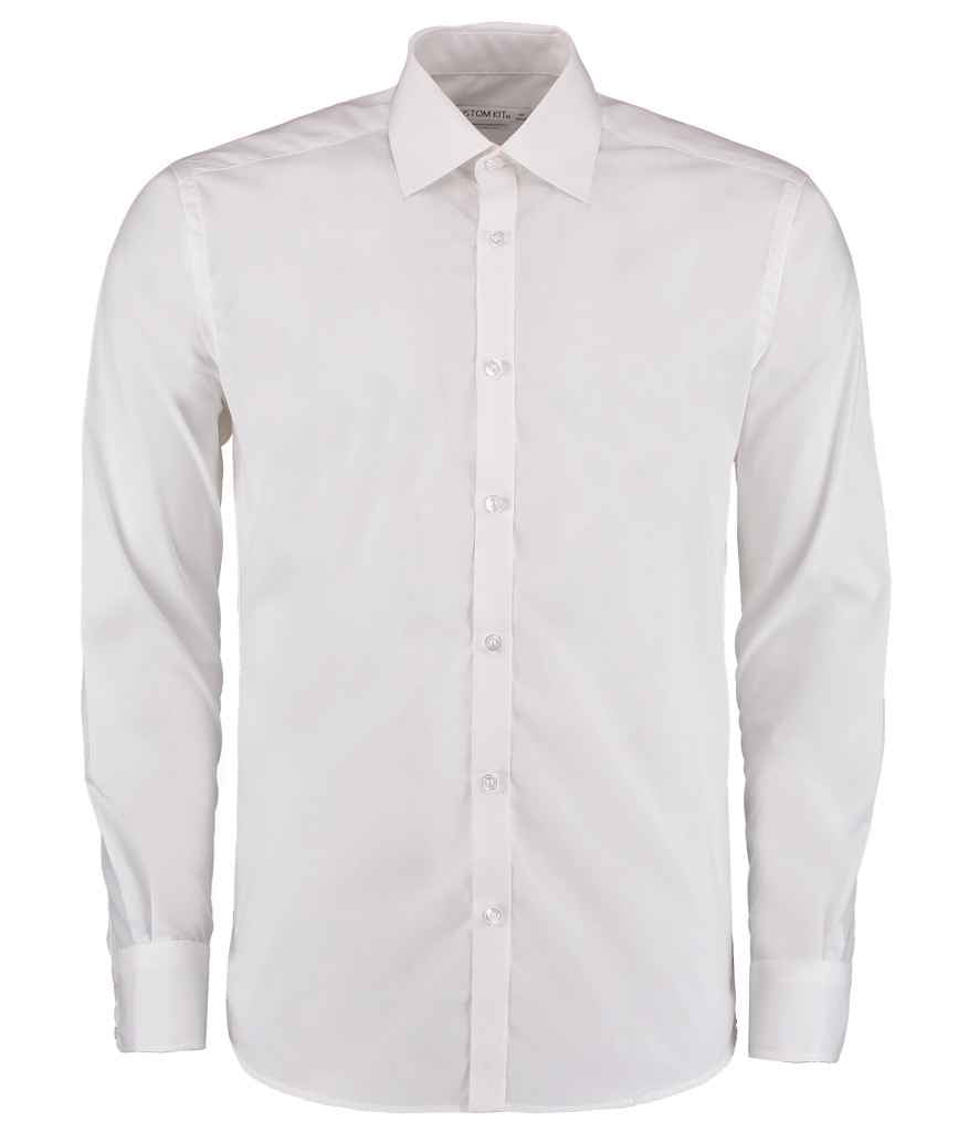 Kustom Kit - Long Sleeve Slim Fit Business Shirt - Pierre Francis