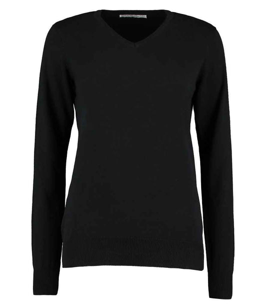 Kustom Kit - Ladies Arundel Cotton Acrylic V Neck Sweater - Pierre Francis