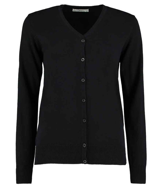 Kustom Kit - Ladies Arundel Cotton Acrylic V Neck Cardigan - Pierre Francis