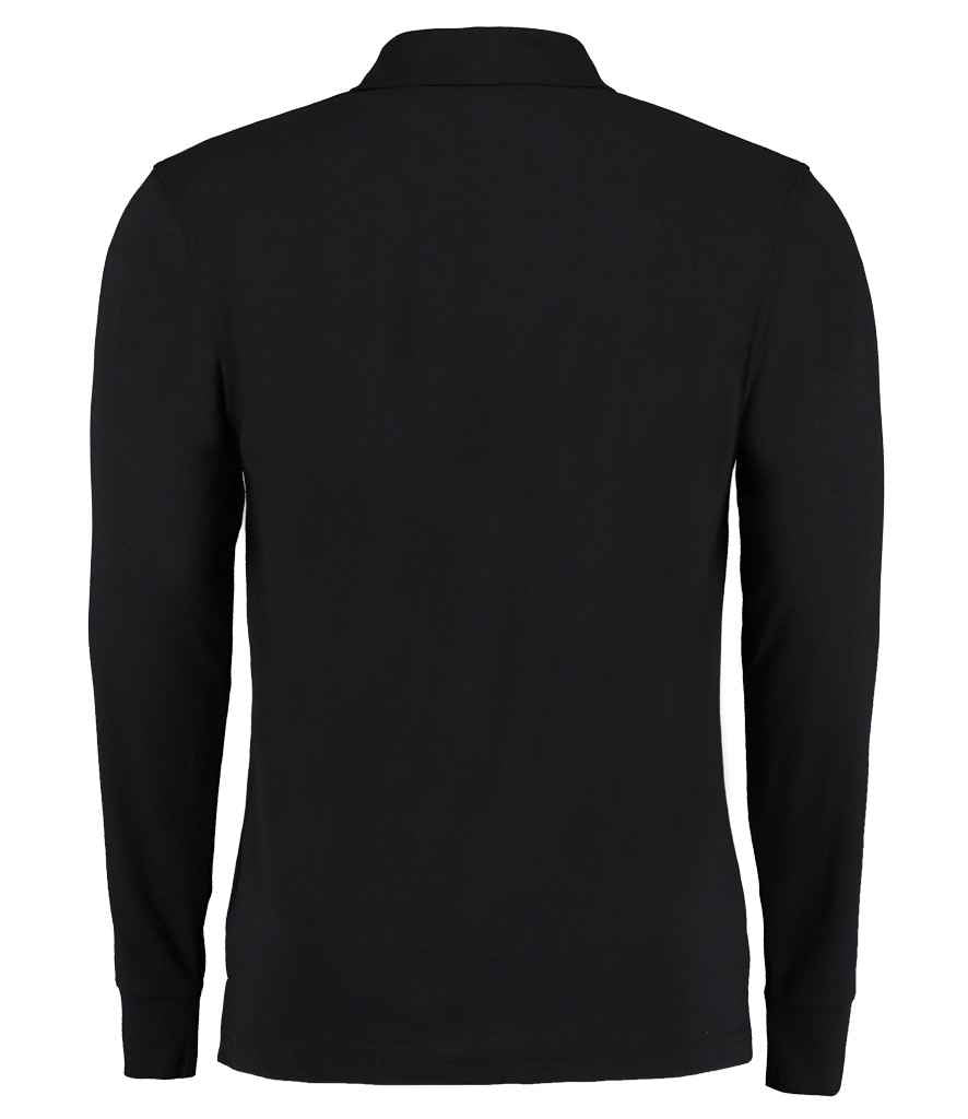 Kustom Kit - Long Sleeve Poly / Cotton Piqué Polo Shirt - Pierre Francis