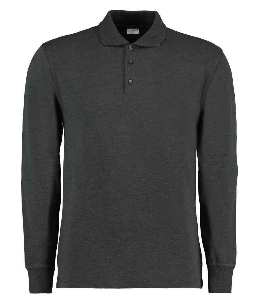 Kustom Kit - Long Sleeve Poly / Cotton Piqué Polo Shirt - Pierre Francis