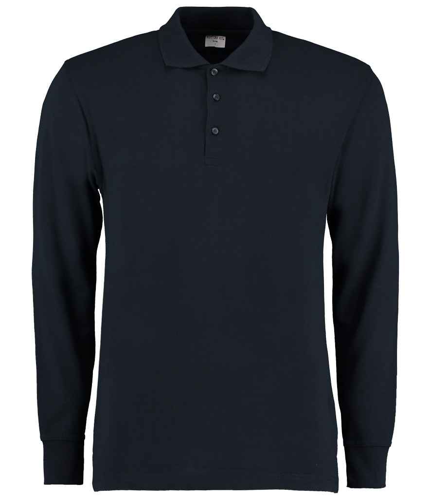 Kustom Kit - Long Sleeve Poly / Cotton Piqué Polo Shirt - Pierre Francis