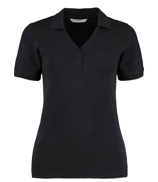 Kustom Kit - Sophia Comfortec® V Neck Polo Shirt - Pierre Francis