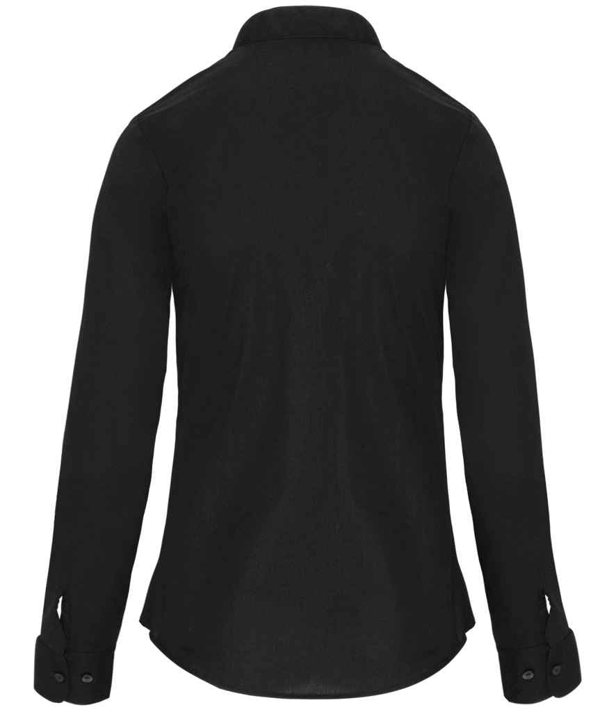 Kariban - Ladies Long Sleeve Mandarin Collar Shirt - Pierre Francis