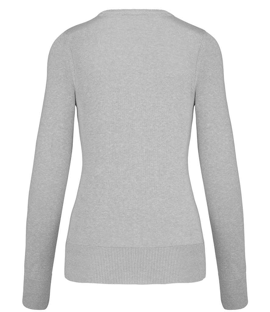 Kariban - Ladies Cotton Acrylic V Neck Sweater - Pierre Francis