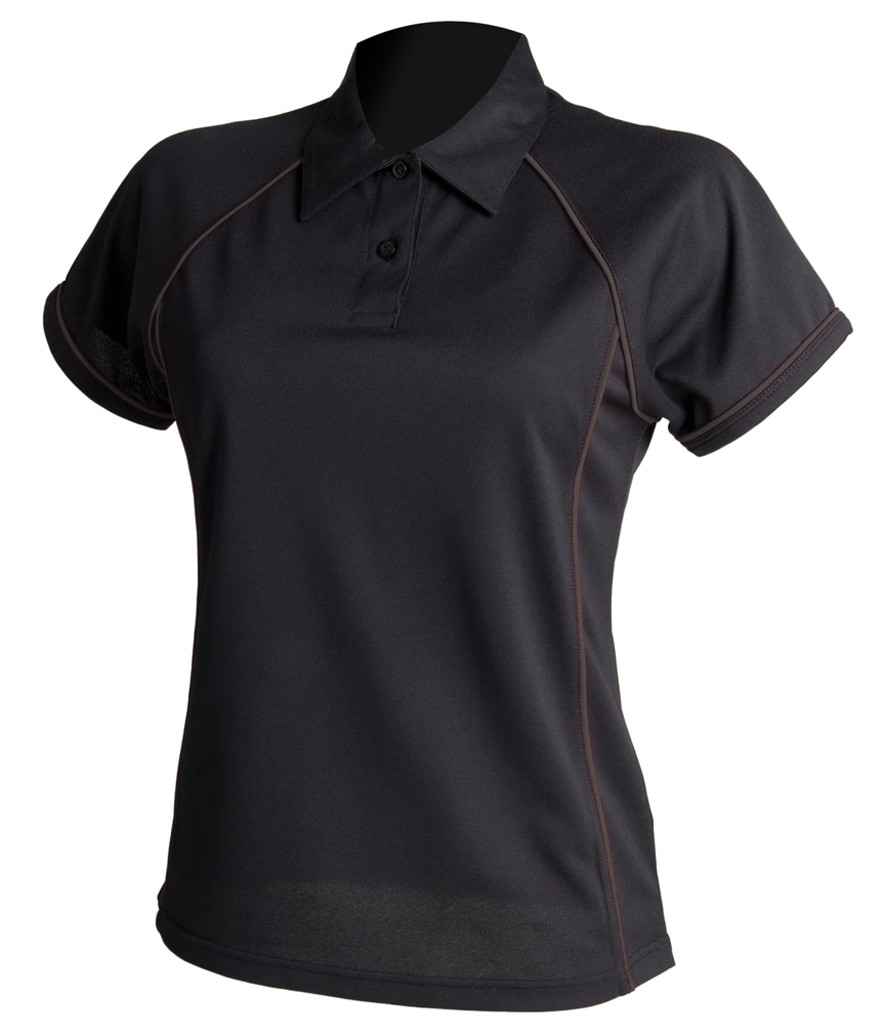 Finden and Hales - Ladies Performance Piped Polo Shirt - Pierre Francis