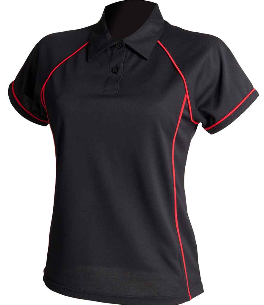 Finden and Hales - Ladies Performance Piped Polo Shirt - Pierre Francis