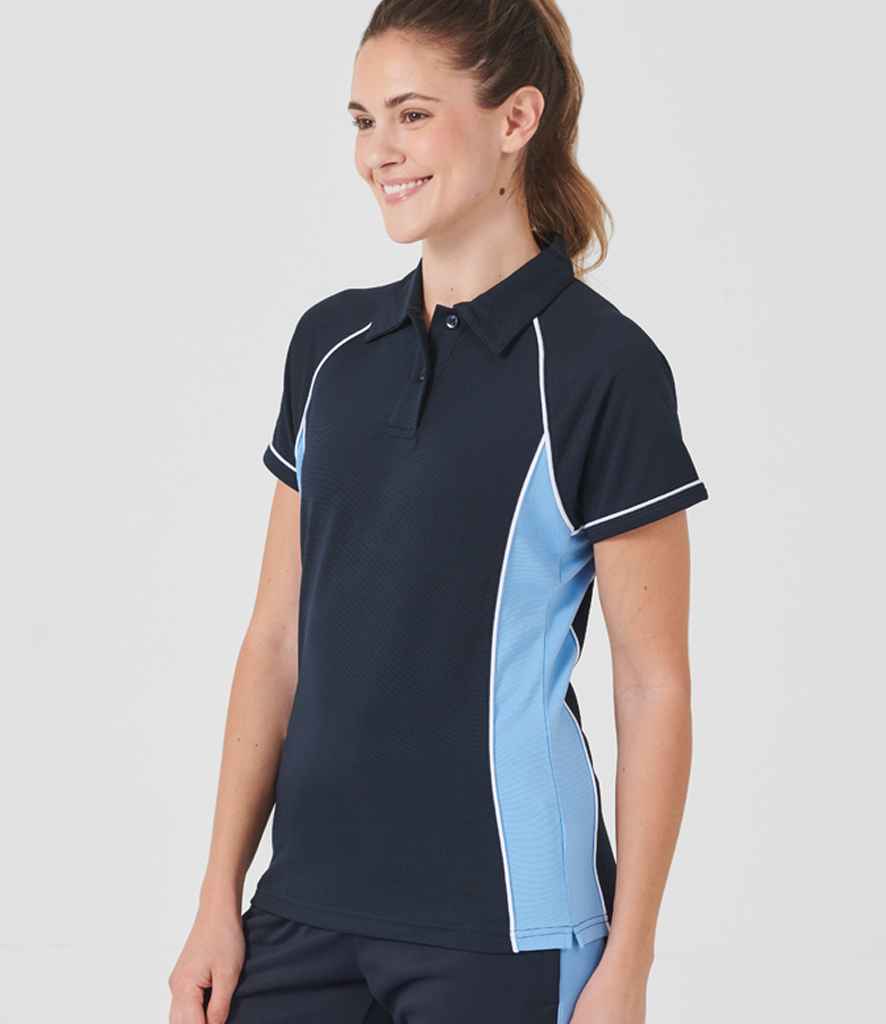 Finden and Hales - Ladies Performance Piped Polo Shirt - Pierre Francis