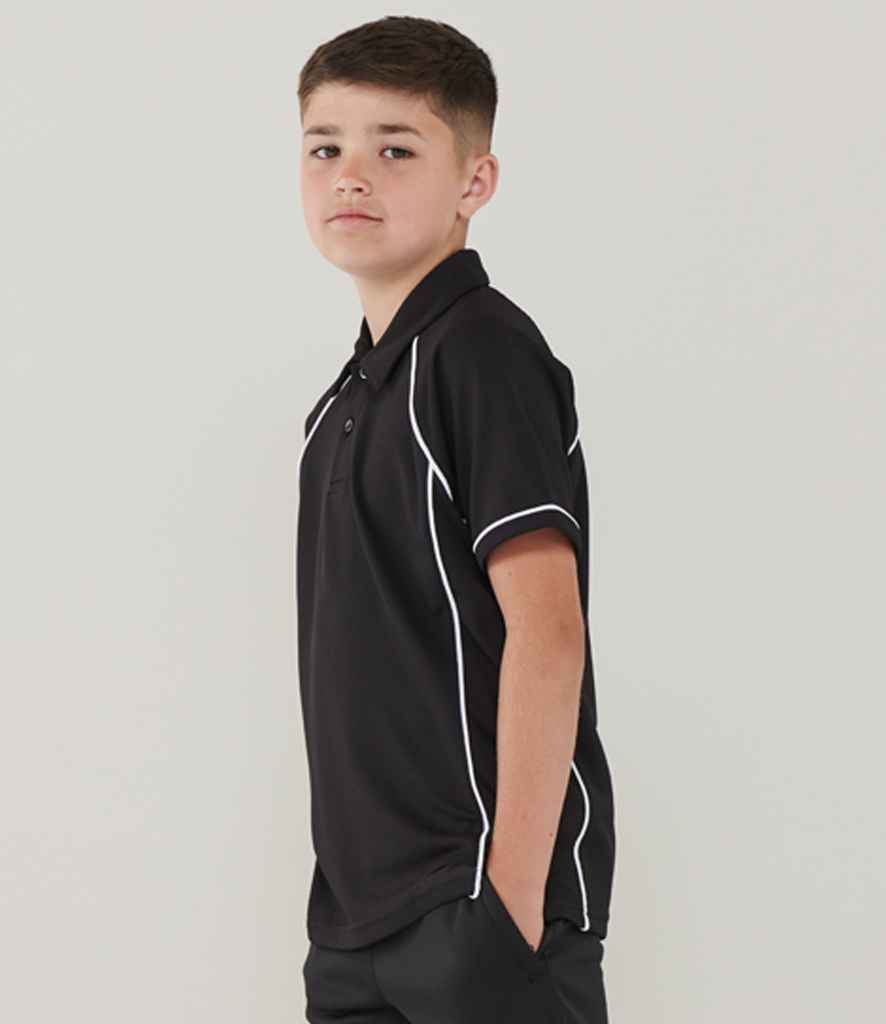 Finden and Hales - Kids Performance Piped Polo Shirt - Pierre Francis