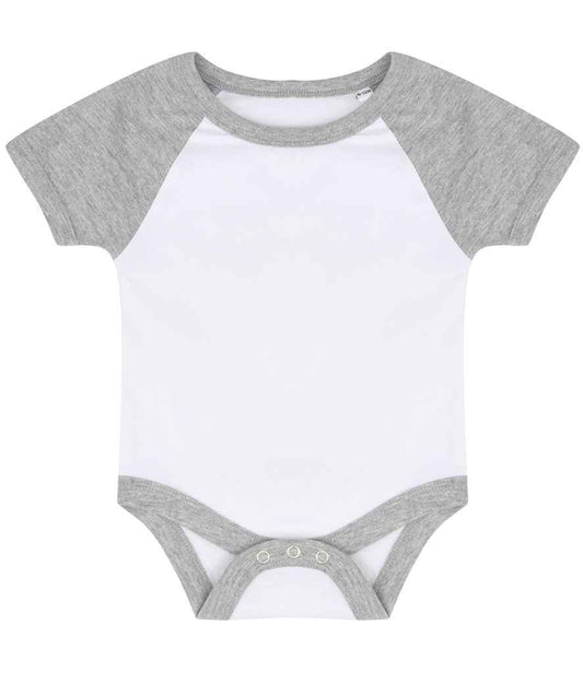 Larkwood Essential Short Sleeve Baby Baseball Bodysuit - Pierre Francis