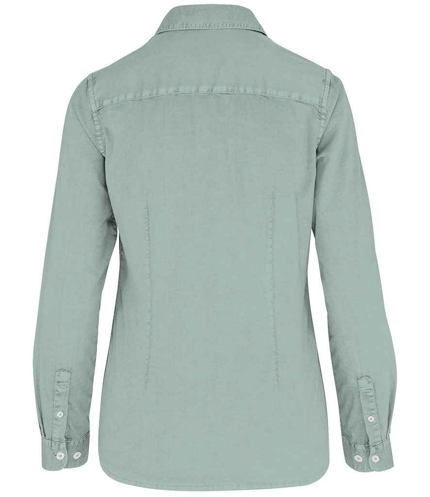 Native Spirit - Ladies Washed Long Sleeve Shirt - Pierre Francis