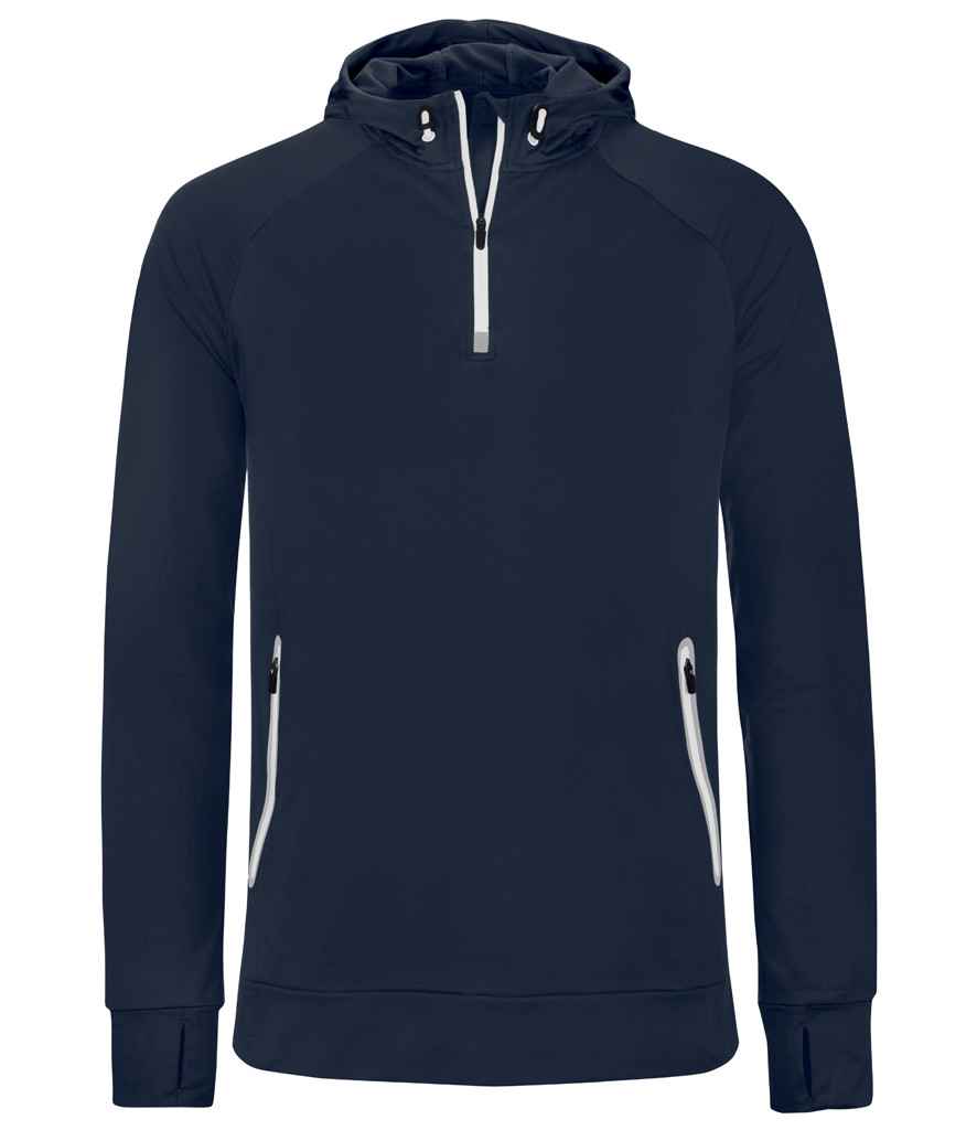 Proact - Zip Neck Hooded Sweatshirt - Pierre Francis