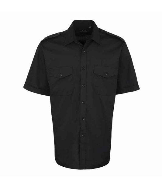 Premier - Short Sleeve Pilot Shirt - Pierre Francis