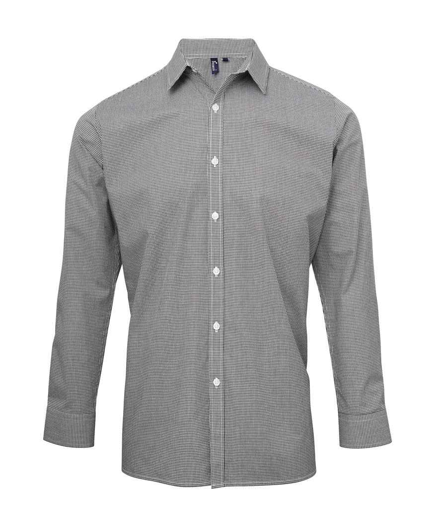 Premier - Gingham Long Sleeve Shirt - Pierre Francis