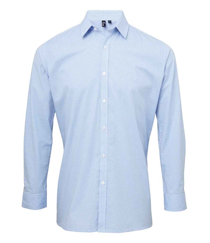 Premier - Gingham Long Sleeve Shirt - Pierre Francis