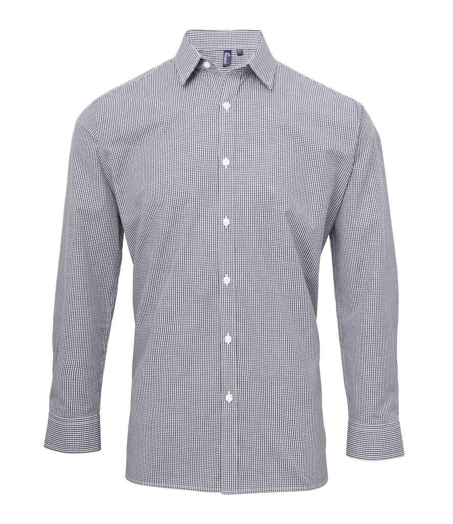 Premier - Gingham Long Sleeve Shirt - Pierre Francis