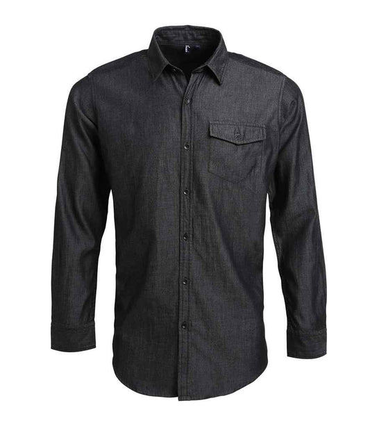 Premier - Jeans Stitch Denim Shirt - Pierre Francis