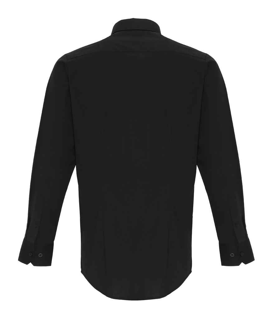 Premier - Long Sleeve Stretch Fit Poplin Shirt - Pierre Francis